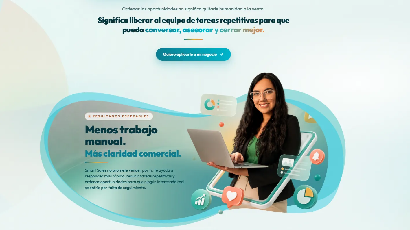 Smart Sales: menos trabajo manual, más claridad comercial
